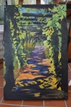Garden path - acrylic on canvas. NFS