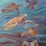 turtle soup - acrylic on board. FOR SALE