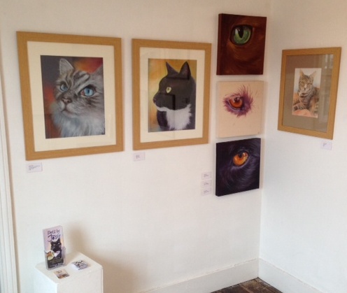 my work in Gallery North in Hailsham for the exhibition starting 15th Feb 2014 - 15th March